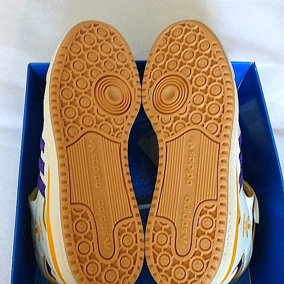 ADIDAS FORUM 84 High Top BASKETBALL SHOES GX9054 Sz 7 NWT Ivory Color Lets play! - Picture 14 of 17